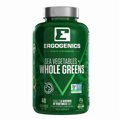Ergogenics Sea Vegetables+Whole Greens 360 Veggie Capsules