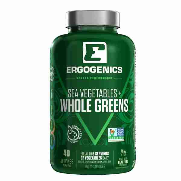 Ergogenics Sea Vegetables+Whole Greens 360 Veggie Capsules