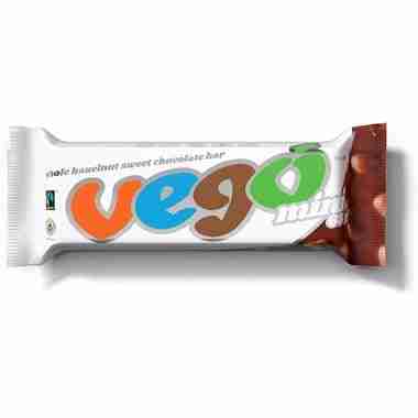 Vego - Hazelnut Chocolate Bar: Mini, 65G