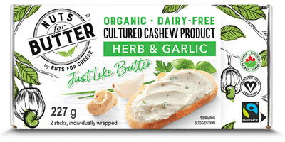 Nuts For Butter - Organic Herb & Garlic, 227G