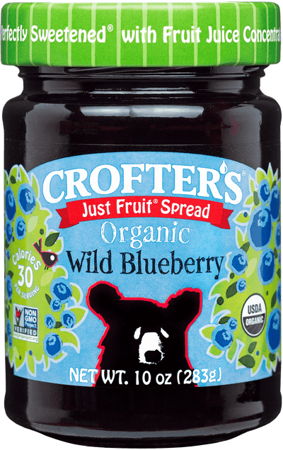 Crofter's Organic Wild Blueberry Just Fruit Spread - 283G