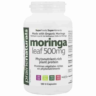 Prairie Naturals Moringa Leaf 180 Veggie Caps