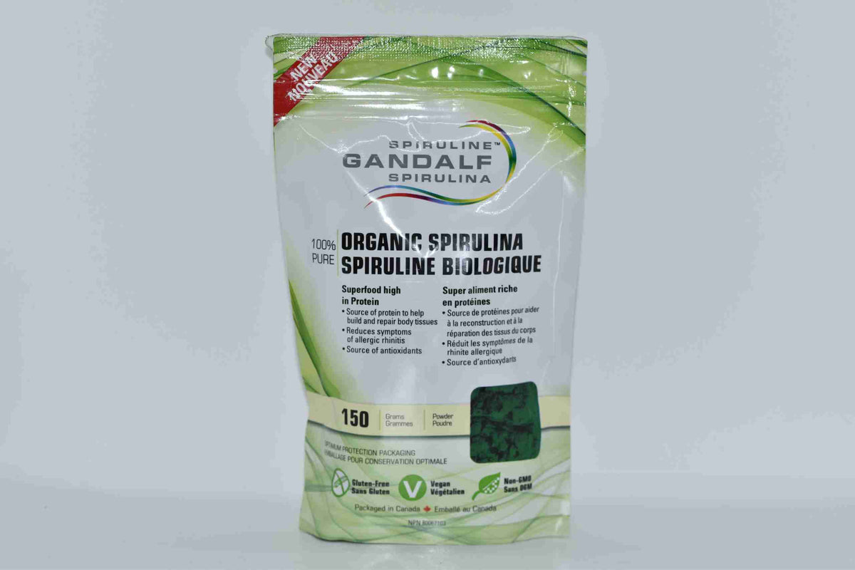 Gandalf Organic Spirulina Powder, 150 g