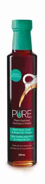 Pure Maple Infusion Maple Syrup, Ginger & Apple Cider Vinegar Gastrique - 250Ml