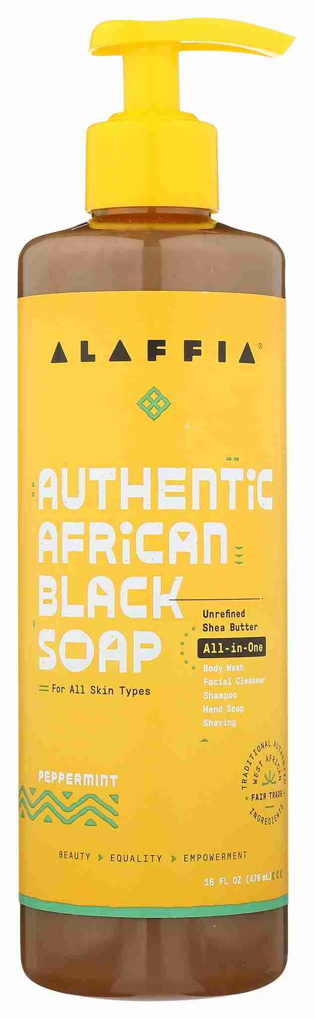 Alaffia, Authentic African Black Soap, 476Ml