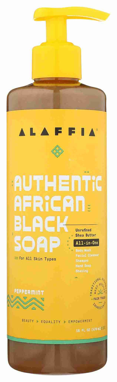 Alaffia, Authentic African Black Soap, 476Ml
