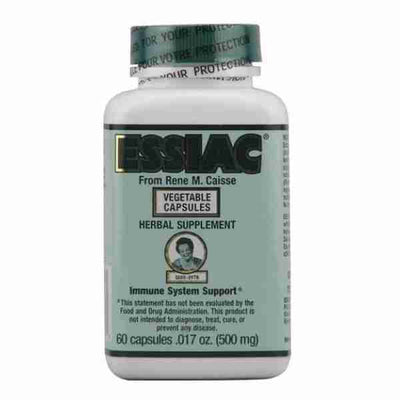 Essiac Herbal Supplement 500Mg 60 Veggie Caps