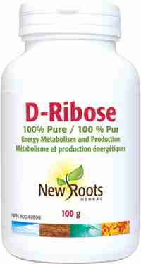 New Roots Herbal D-Ribose, 100 g