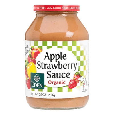 Eden Foods Organic Apple Strawberry Sauce, 398 mL