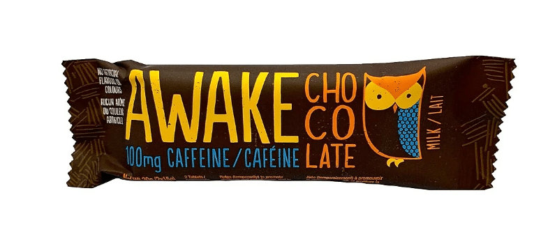 Awake Chocolate - Caffeine Milk Chocolate Bar, 27G