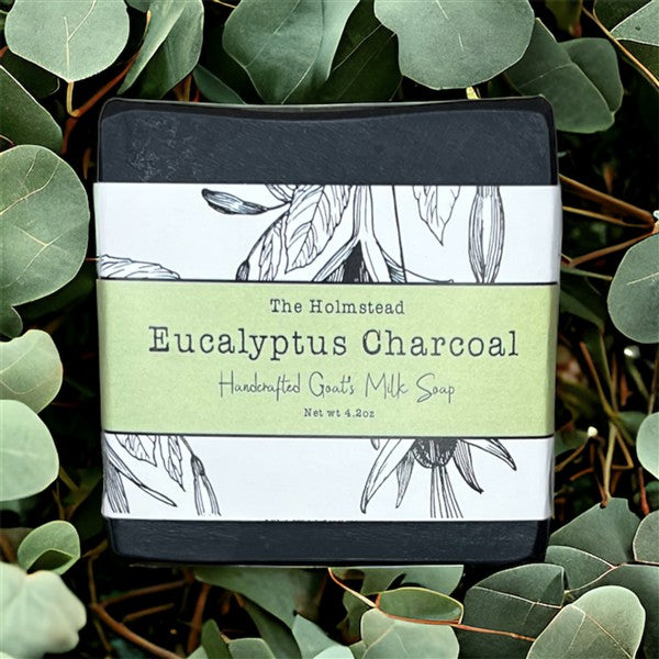 The Holmstead Eucalyptus Charcoal Bar Soap, 4.2 oz