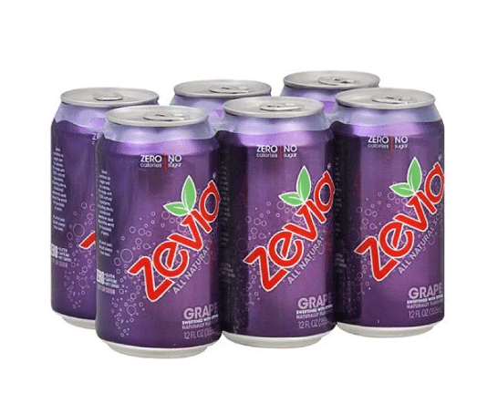 Zevia Grape Soda, 6 x 355 mL