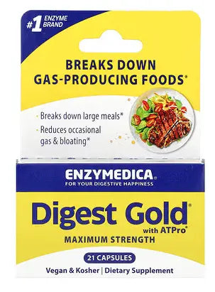 Enzymedica Digest Gold Travel Size, 21Caps