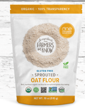One Degree Sprouted Oat Flour Organic, 510G