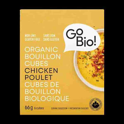 Gobio Organic Bouillon Cubes: Chicken 66G
