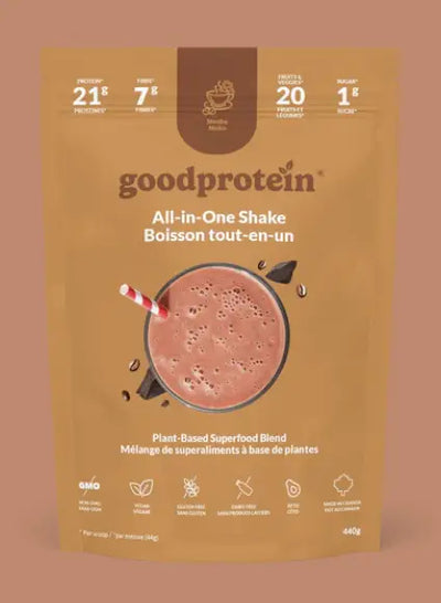 Good Protein All-in-One Shake, Mocha, 440 g