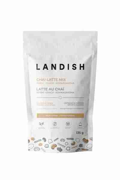 Landish - Reishi Chaga Ashwagandha Chai Latte Mix, 135G