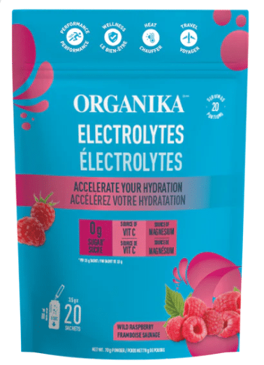 Organika - Electrolyte Sachets: Wild Raspberry, 20X3.5G