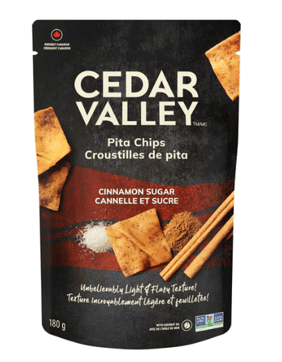Cedar Valley - Cinnamon Sugar Pita Chips, 180G