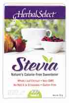 Herbal Select Stevia Extract Packets 100 X 0.5 G