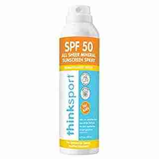 Thinksports Kids Clear Zinc Sunscreen Spray SPF50 177Ml