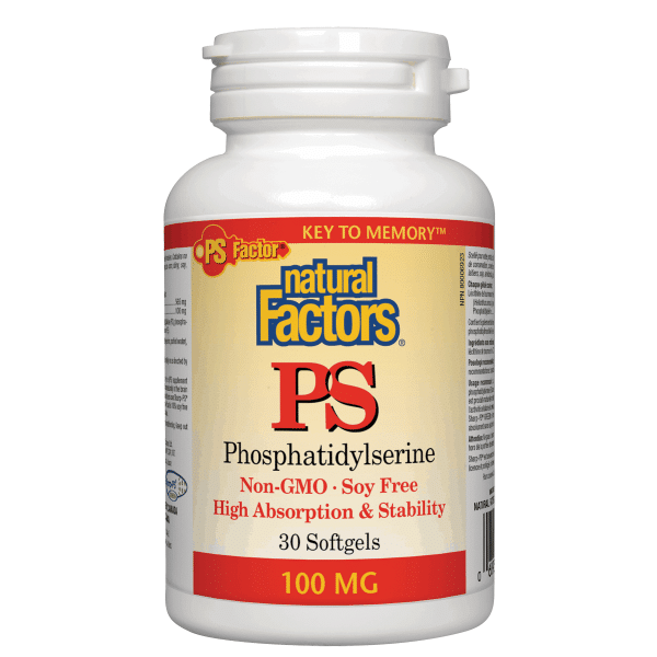 Natural Factors PS Phosphatidylserine 100Mg 30 Softgels