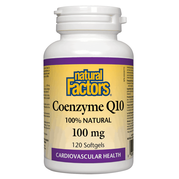 Natural Factors Coenzyme Q10 100Mg 120 Softgels