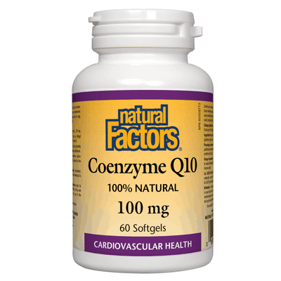 Natural Factors Coenzyme Q10 100Mg 60 Softgels