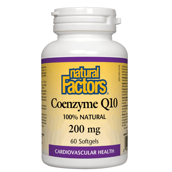 Natural Factors Coenzyme Q10 200Mg 60 Softgels