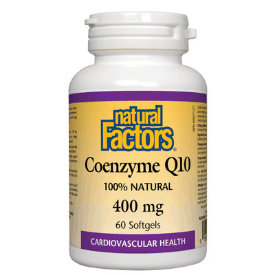 Natural Factors Coenzyme Q10 400Mg 60 Softgels