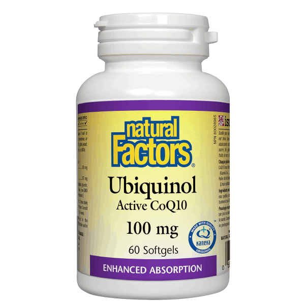 Natural Factors Ubiquinol Active Coq10 100Mg 60 Softgels