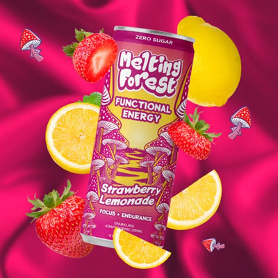 Melting Forest Energy Drink - Strawberry Lemonade, 355Ml