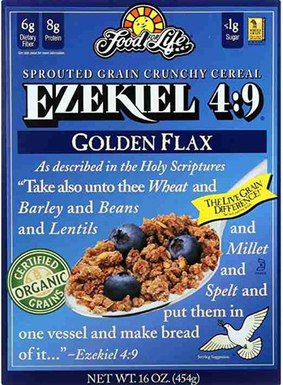 Food For Life Ezekial 4:9 Golden Flax Cereal - 454G