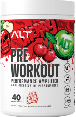 ALT Lifestyle Pre Workout - Sour Green Cherry, 440G