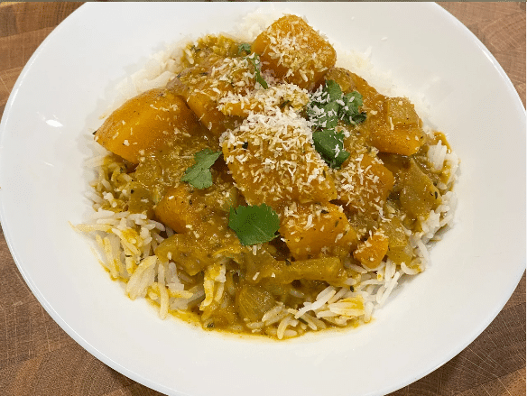 Mindful Meals Butternut Squash Coconut Curry
