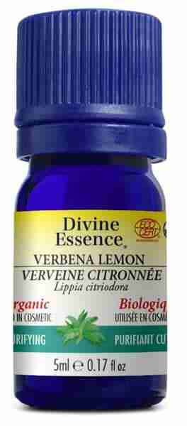Divine Essence Organic Verbena Lemon Essential Oil, 5Ml