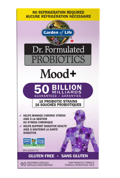 Garden Of Life Mood + Probiotic 50 Billion CFU (SS); 60Vcap