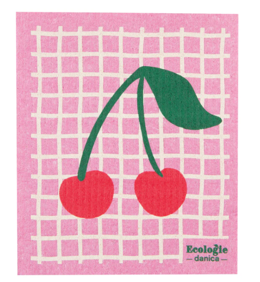 Ecologie Swedish Sponge Cloth, Very Cherry