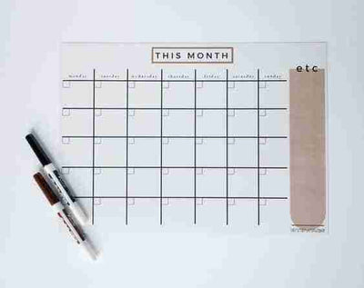 BYBWAGS Magnetic Calendar