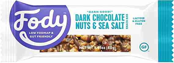 Fody Foods Low FODMAP Bar: Dark Chocolate, Nuts & Sea Salt - 40G