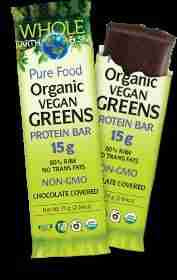 Whole Earth & Sea Pure Foods: Organic Greens Protein Bar - 15G