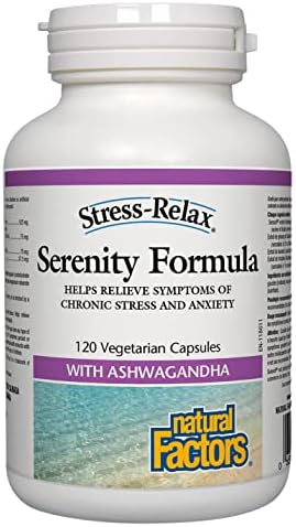 Natural Factors Serenity Formula With Ashwagandha; 120 Vegetarian Capsules