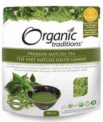 Organic Traditions Premium Matcha Tea Powder - 100G