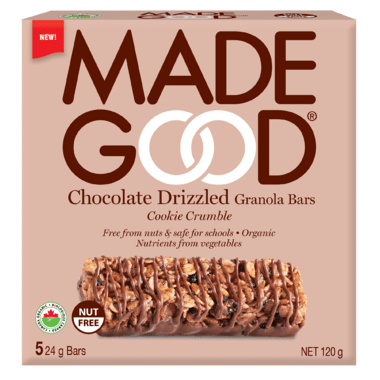 Made Good Chocolate Drizzled Granola Bars, 5 x 24 g (120 g)