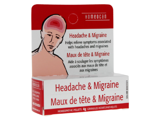 Homeocan Headache & Migraine Pellets,4G