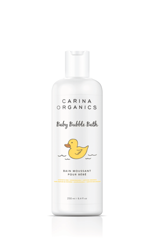 Carina Organics Unscented Baby Bubble Bath, 250 mL
