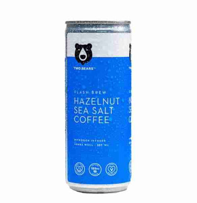 Two Bears - Flash Brew Hazelnut Sea Salt Coffee, 207Ml