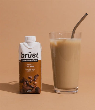 Brust Mocha Protein Cold Brew, 4X330ml