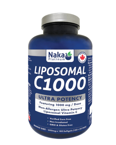 Naka Liposomal C1000 500 mg, 180 Softgels