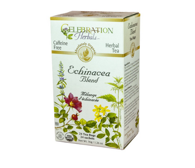 Celebration Herbals Organic Echinacea Blend Tea, 24Bgs